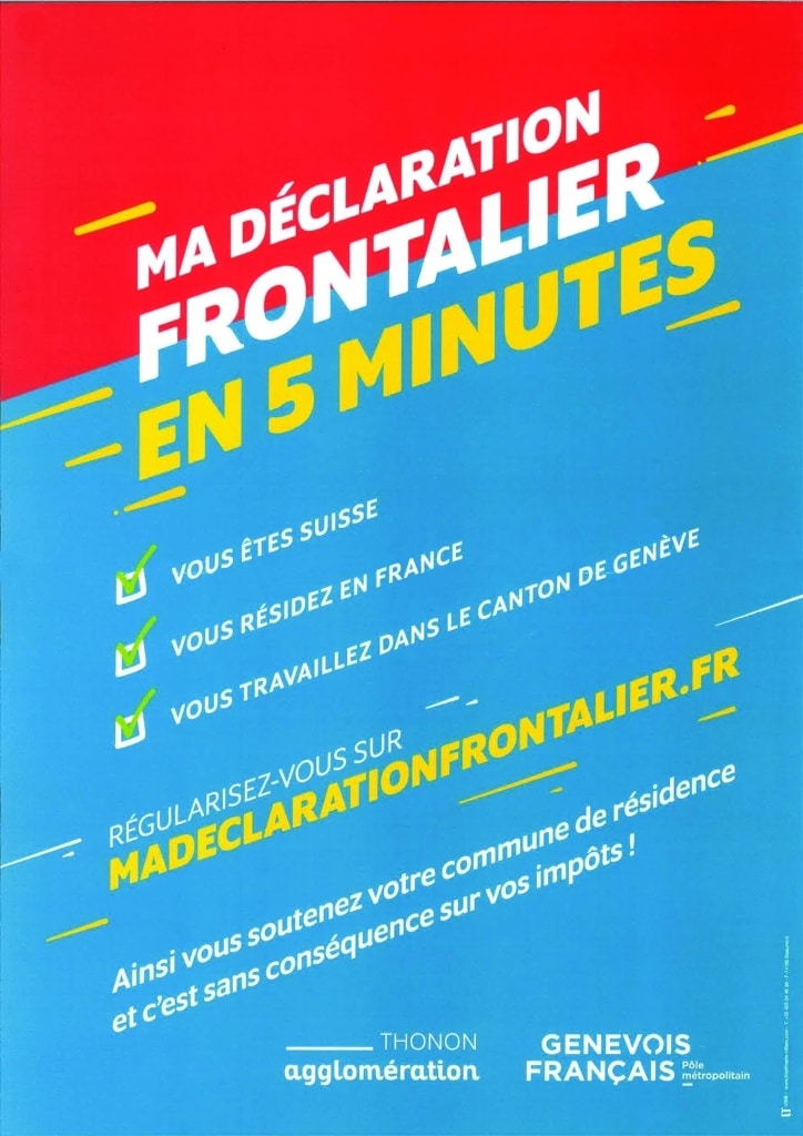 AFFICHE FRONTALIERS